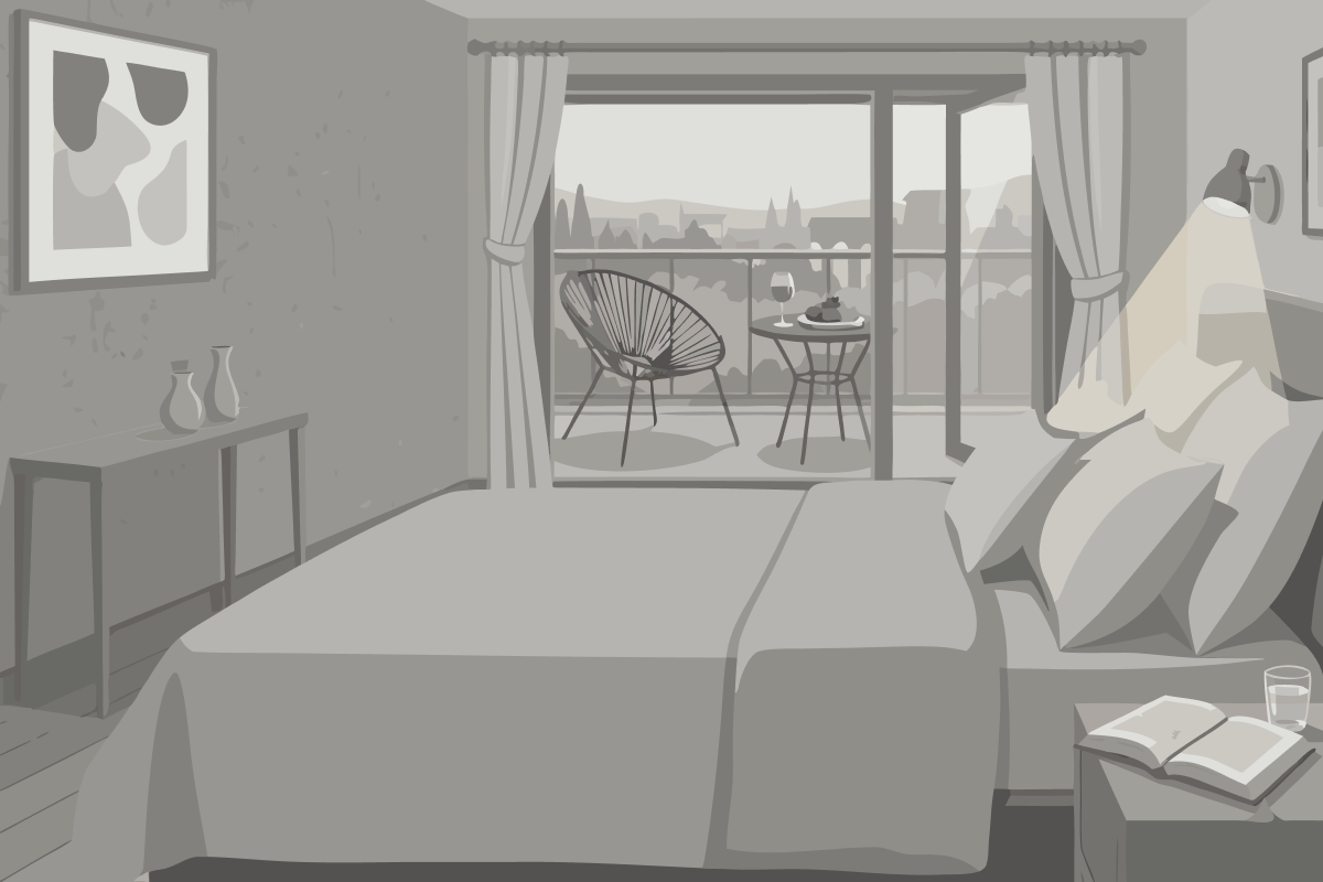 Chambre Triple avec Salle de Bains Privative